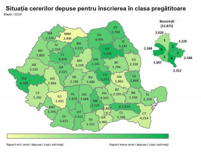 Suceava, după Bucureşti şi Iaşi, la numărul de elevi înscrişi la clasa pregătitoare