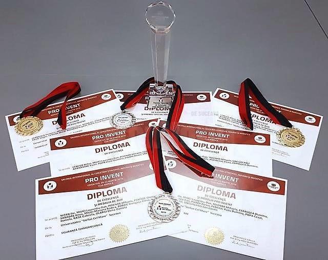 Premii importante obținute de Universitatea din Suceava, la un salon internațional de inventică