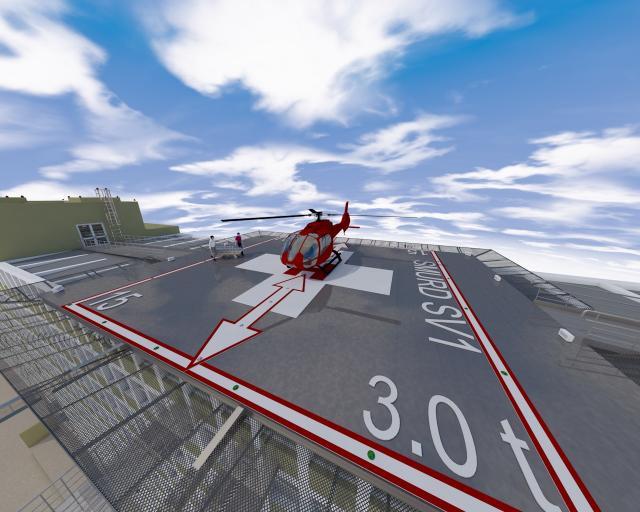 Proiectul pistei pentru elicoptere pe Spitalul de Urgență Suceava