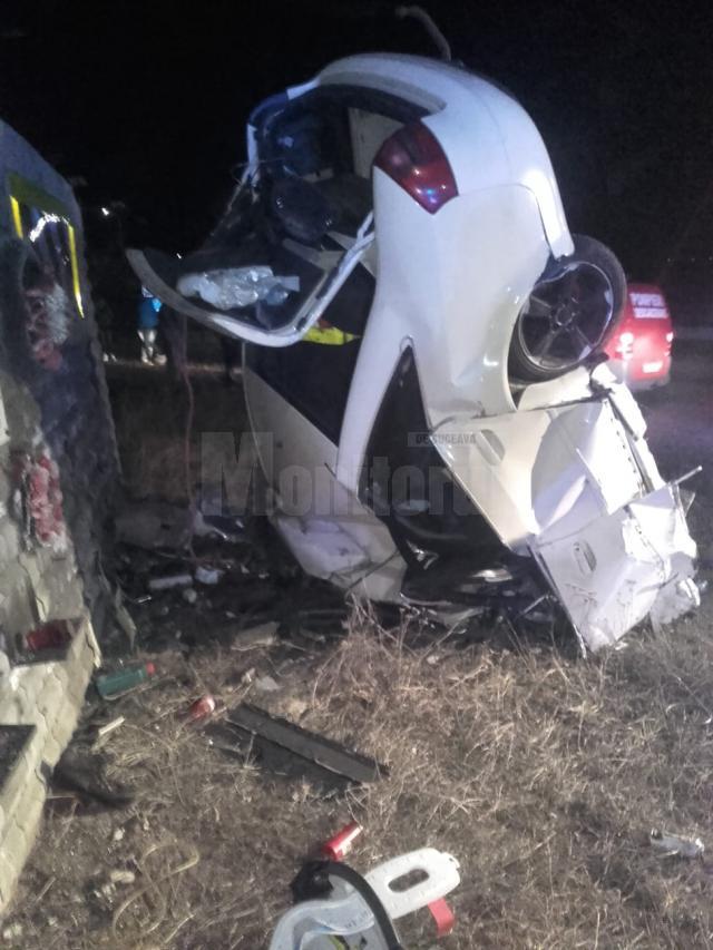 Şoferul care s-a zdrobit cu maşina de „Zidul morţii” avea o alcoolemie de peste 1 la mie