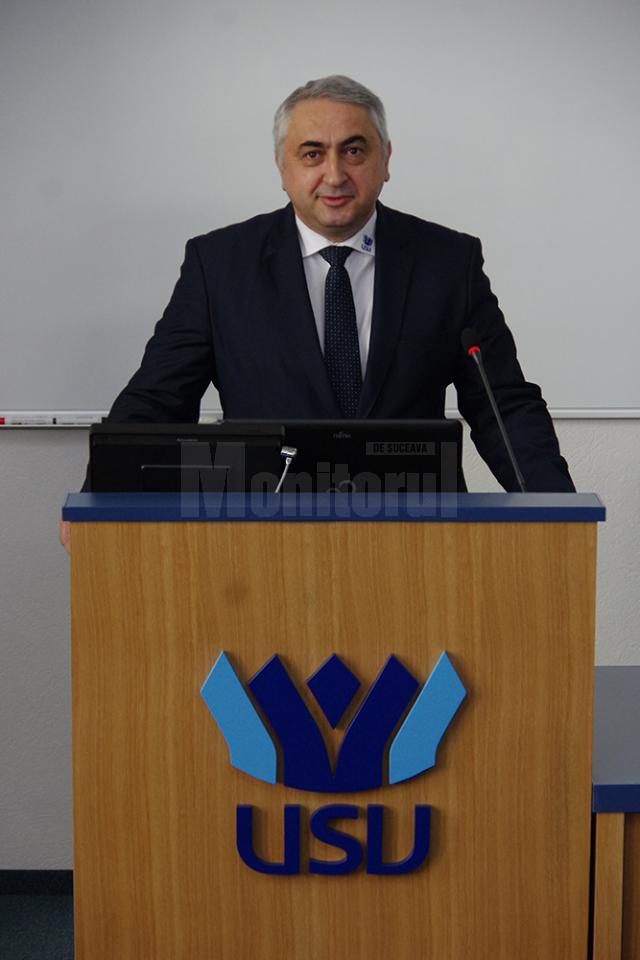 Prof. univ. dr. ing. Valentin Popa, rectorul USV