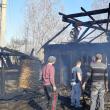 Gospodărie din Iaslovăț, afectată de un puternic incendiu