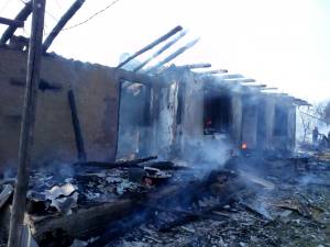 Focul a pornit cel mai probabil, dupa ce s-a aprins gazul dintr-o butelie