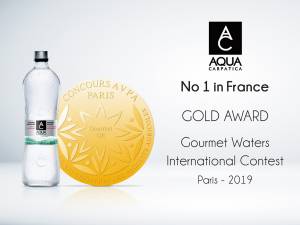 Premiu prestigios obţinut de Aqua Carpatica la Paris