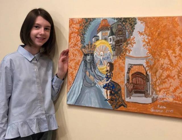 Eleva Anastasia Hisem, în vârstă de 9 ani, premiată la Concursul Naţional „Carmen Sylva”, ediția a IX-a