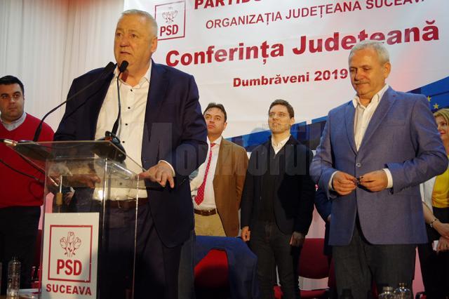Ioan Stan a fost ales preşedinte al PSD în prezenta lui Liviu Dragnea