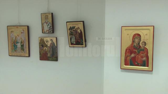 „Lumina Credinței”, expoziție care poate fi vizitată în această perioadă la Galeria „Ion Irimescu” Suceava