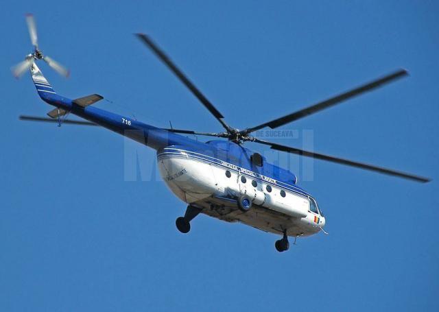 Un elicopter MAI va survola traficul din județul Suceava în perioada Sărbătorilor Pascale