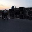 Pompierii militari l-au extras pe șoferul turc