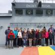 Excursie pentru elevii merituoși de la Boroaia, la Baza Navală din Mangalia și din Constanța