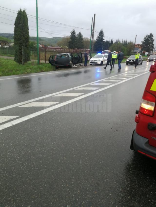 Accident rutier cu cinci victime, la Păltinoasa