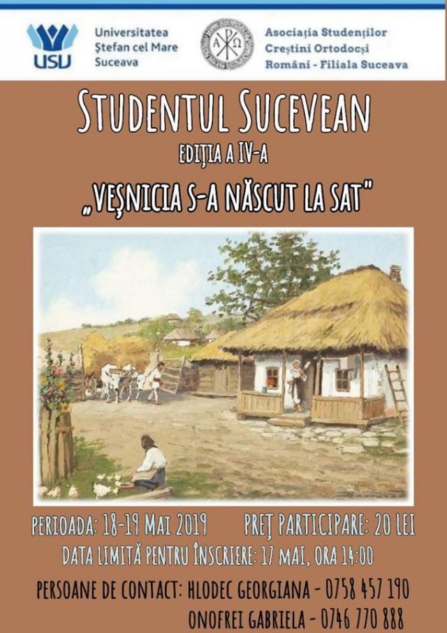 „Studentul Sucevean”, ediţia a IV-a, organizat de ASCOR Suceava