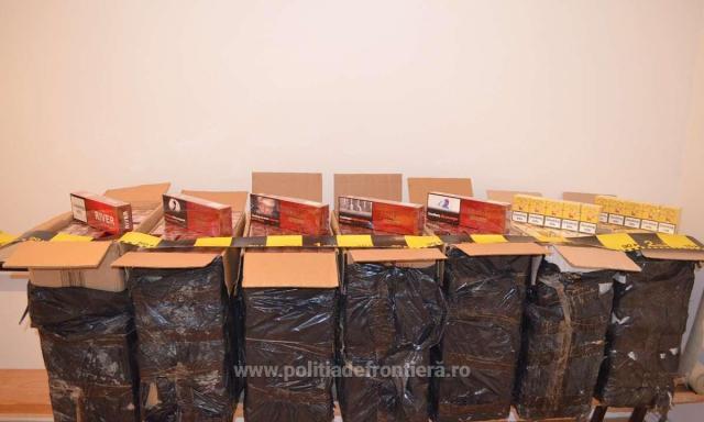 Captură de peste 20.000 de pachete de ţigări, după trei focuri de armă, la Straja