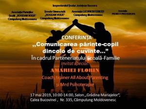 Conferinţa ,,Comunicarea părinte-copil dincolo de cuvinte...”