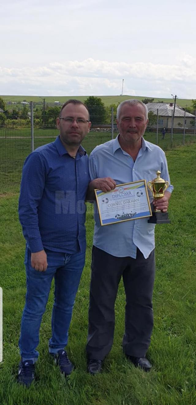 Cornel Dârman a fost premiat de conducerea AJF Suceava pentru întreaga activitate