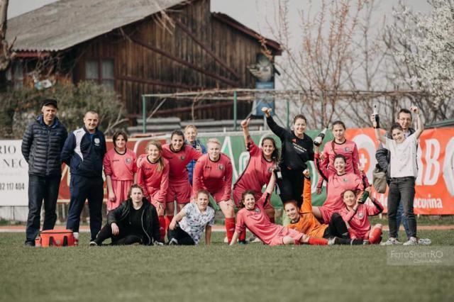 Fetele de la CN Nicu Gane Fălticeni au promovat la pas în Liga a II-a. Foto: Codrin Anton (FotoSport)