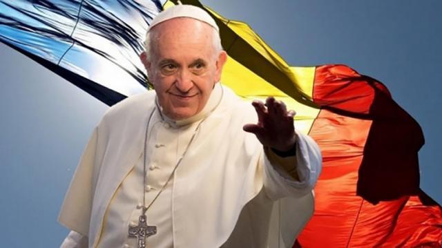 Papa Francisc vine vineri, într-o vizita istorica în România. Foto: RomaniaTV.net