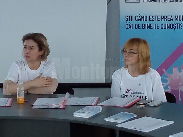 Managerul ALIAT, Alina Ciupercovici, şi directorul DSP, Liliana Grădinaru