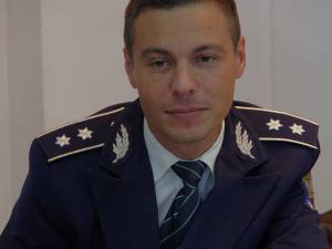 Comisarul-şef Ionuţ Epureanu, purtătorul de cuvânt al poliţiei judeţene