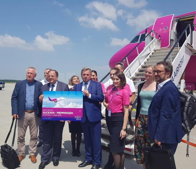 Wizz Air a inaugurat luni primul zbor din Suceava spre Germania
