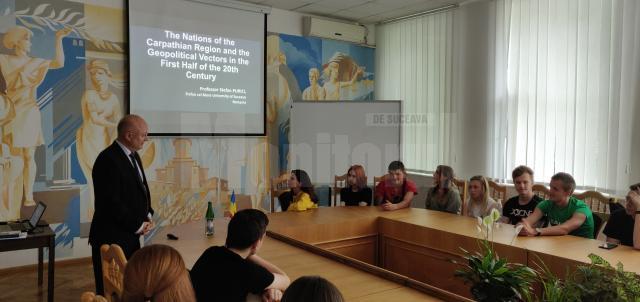 Prelegeri susținute la Universitatea din Ivano-Frankivsk, Ucraina, de prorectorul USV  Ștefan Purici