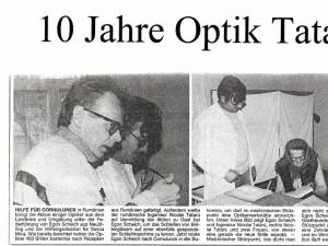 Optik Tataru, în presa din Germania
