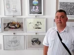 Ovidiu Ambrozie Bortă BOA – caricaturist, organizator şi membru al juriului