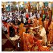 Liturghie arhierească la Catedrala cu hramurile „Naşterea Maicii Domnului” şi „Sfinţii Români” din Gura Humorului