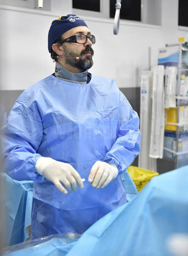 Șeful Departamentului de Angiografie din Spitalul de Urgență, Dr. Mihai Crețeanu Jr
