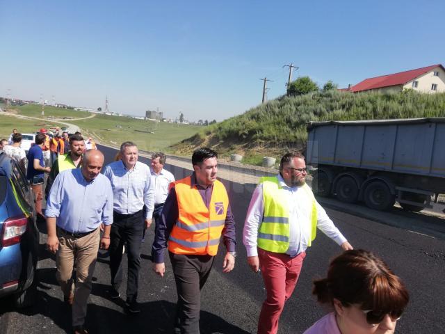 Ministrul Razvan Cuc, la şoseaua de centură a Sucevei
