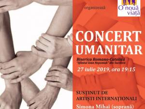Concert umanitar organizat de Fundația „O Nouă Viață” din Siret, la  Biserica Romano-Catolică din municipiul Suceava