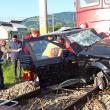 Accidentul de la Câmpulung Moldovenesc unde un tren InterRegio a lovit în plin un autoturism Range Rover