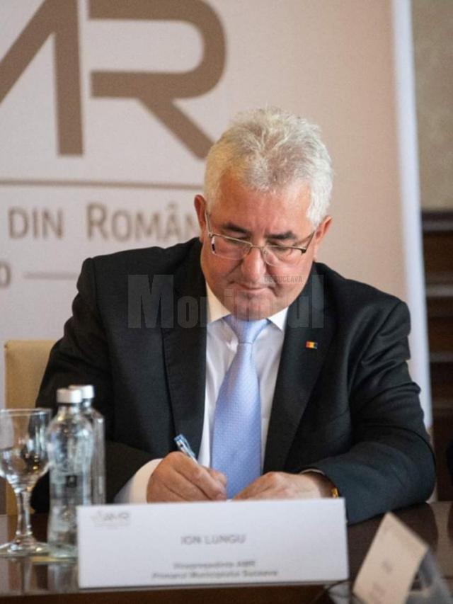 Ion Lungu a devenit noul prim-vicepreședinte al Asociației Municipiilor din România