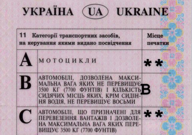 Șoferul a prezentat un permis de conducere ucrainean fals