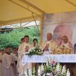 Liturghia a fost oficiată de ÎPS Miguel Maury Buendía, nunţiu apostolic în România şi Republica Moldova
