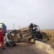 Accident spectaculos la ieşirea din Suceava spre Fălticeni