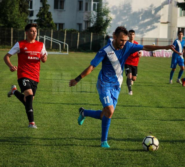 Ionuț Plămadă a reușit patru din cele cinci goluri ale rădăuțenilor. Foto Cristian Plosceac