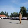 Prima defilare în uniforma militară pentru cei 120 de boboci ai Colegiului Militar din Câmpulung