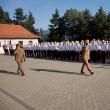 Prima defilare în uniforma militară pentru cei 120 de boboci ai Colegiului Militar din Câmpulung