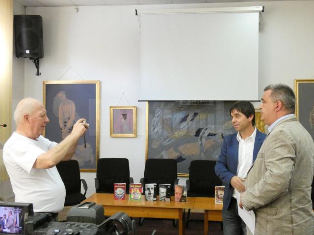 Ovidiu Ambrozie Bortă - BOA, în triplă ipostază - beneficiar al Premiilor Roman Istrati, ilustrator al unei coperte de carte lansată și autor al expoziției de acuarelă „BOAbă de culoare”