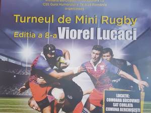În Berchişeşti se va desfăşura o nouă ediție a Turneului de mini-rugby „Viorel Lucaci”