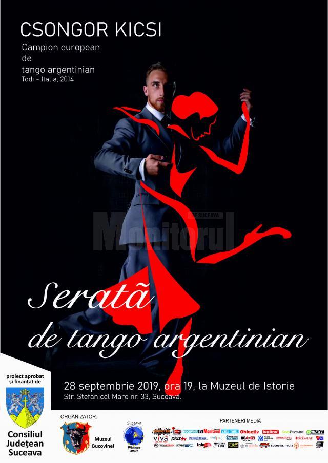 Seară de tango argentinian, sâmbătă, la Muzeul de Istorie