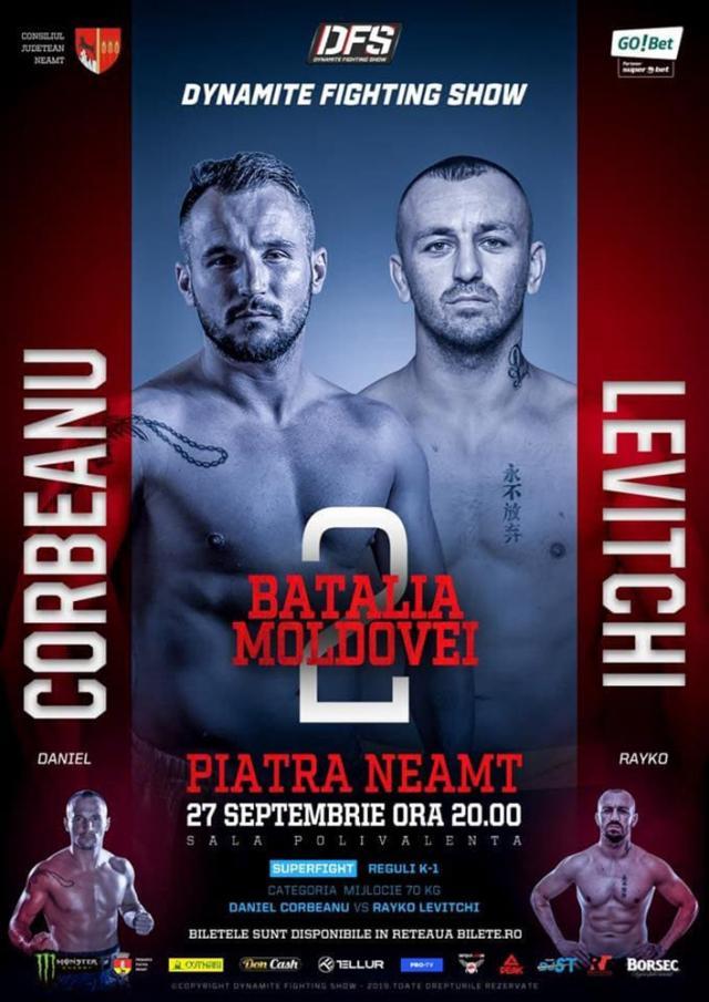 Rayko Levițchi va lupta în seara aceasta pe Pro X, în gala Dynamite Fighting Show organizată de Cătălin Moroșanu