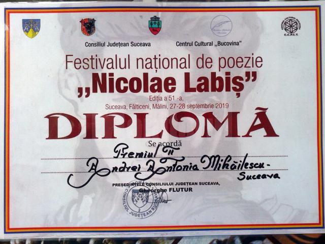 Premiile Festivalului naţional de poezie "Nicolae Labiş", ediţia a 51-a