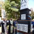 Slujba de sfinţire a monumentului eroilor reabilitat din Burdujeni