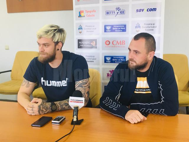 Călin Leordean şi Adrian Chiruţ au prefaţat meciul de mâine