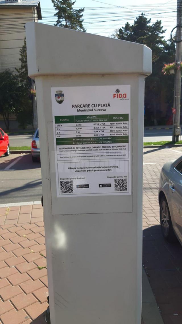 Aplicație de mobil pentru plata parcărilor cu taxă din Suceava