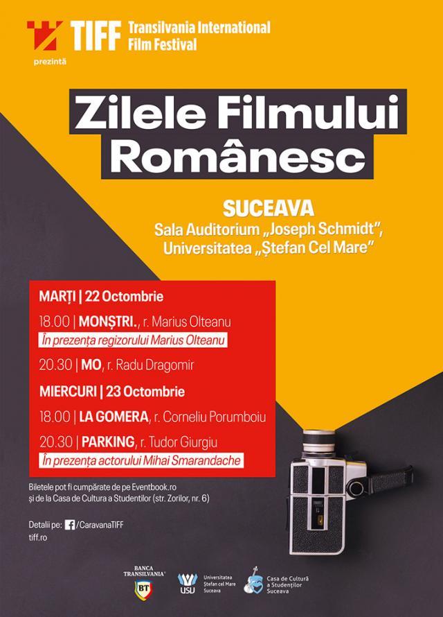 Zilele filmului românesc, premiere şi invitaţi speciali, la Suceava