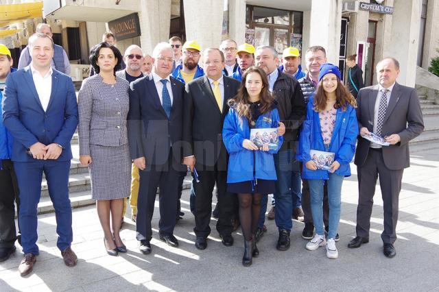 PNL Suceava a dat startul campaniei pentru câştigarea alegerilor prezidenţiale cu actualul şef al statului, Klaus Iohannis