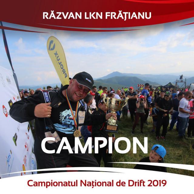 Razvan Frățianu, campion naţional la Drift, în 2019